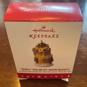 Miniature Hallmark Keepsake Ornament of a Porcupine